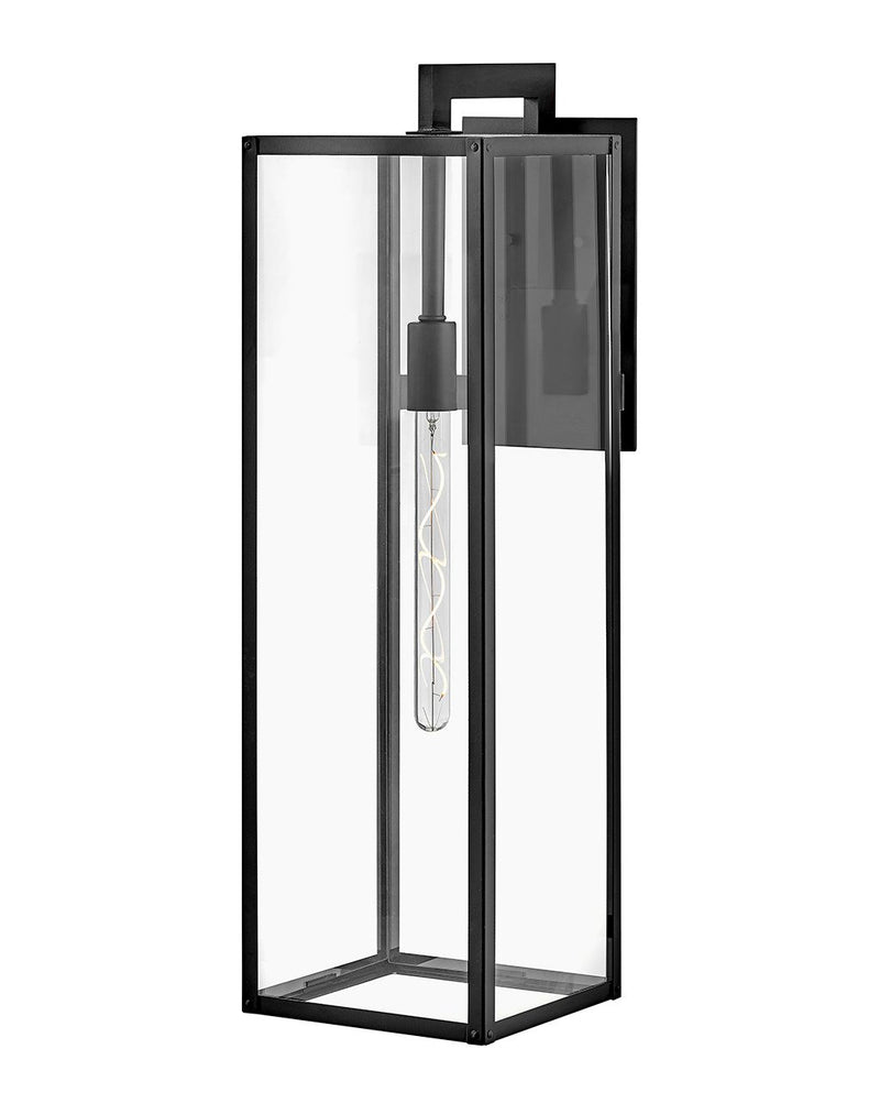 Max Extra Large Outdoor Wall Lantern in Black