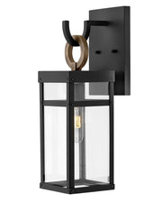 Porter Small Outdoor Wall Lantern in Black