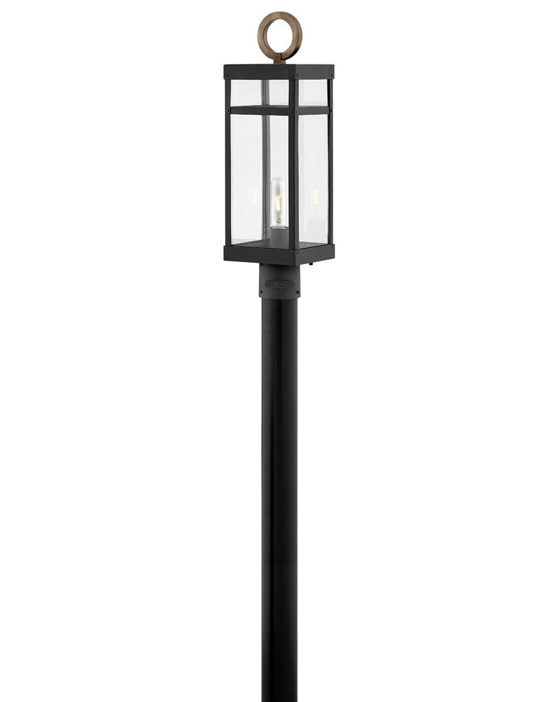 Porter Outdoor Post Light in Black