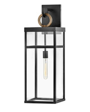 Porter Extra Large Outdoor Wall Lantern in Black