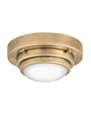 Porte 5.5" Flush Mount in Heritage Brass