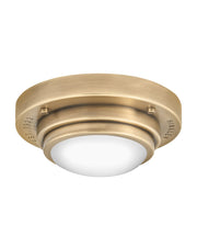 Porte 7" Flush Mount in Heritage Brass