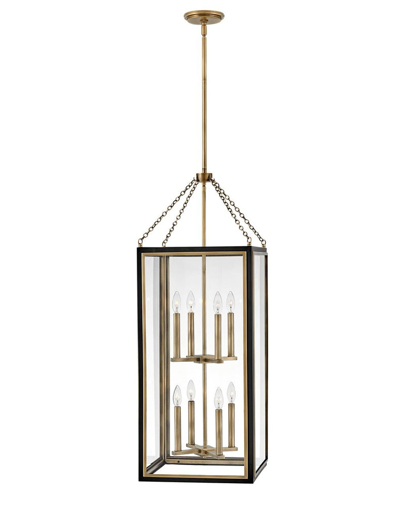 Shaw 8-Light Pendant in Black