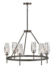 Ana 6-Light Chandelier in Black Oxide