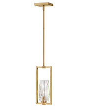 Ana Mini Pendant in Heritage Brass