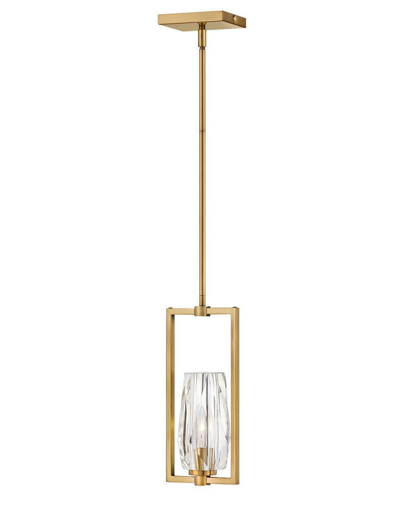 Ana Mini Pendant in Heritage Brass