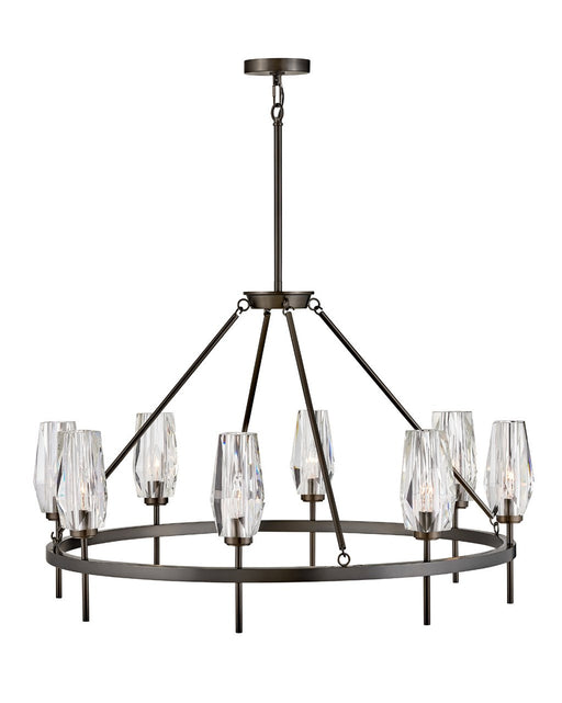 Ana 8-Light Chandelier in Black Oxide