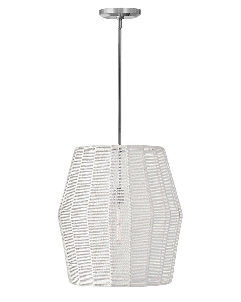 Luca Large Convertible Pendant in Polished Chrome