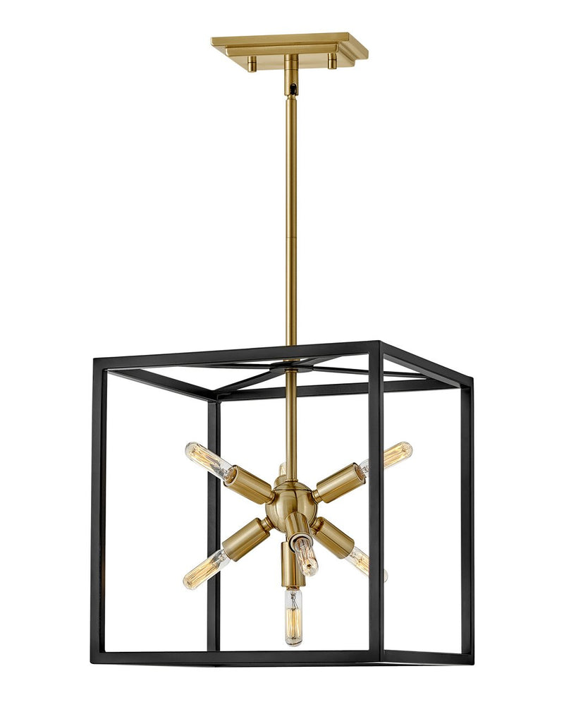 Aros 7-Light Chandelier in Black