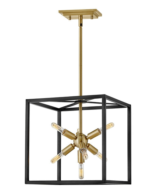Aros 7-Light Chandelier in Black