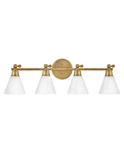 Arti 4-Light Bath Vanity Light in Heritage Brass