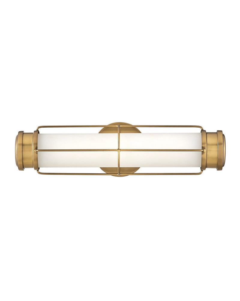 Saylor 17" Bath Vanity Light in Heritage Brass