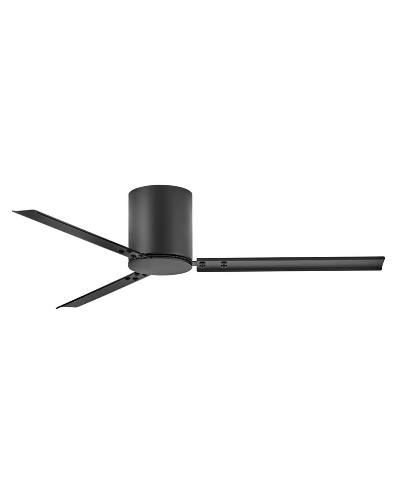 Indy Flush 58" Outdoor Smart Ceiling Fan in Matte Black