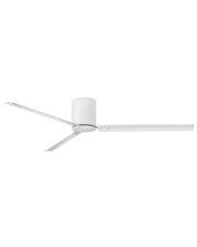 Indy Flush 72" Outdoor Smart Ceiling Fan in Matte White