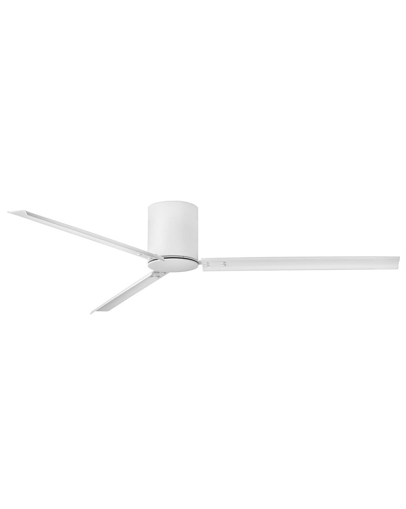 Indy Flush 72" Outdoor Smart Ceiling Fan in Matte White