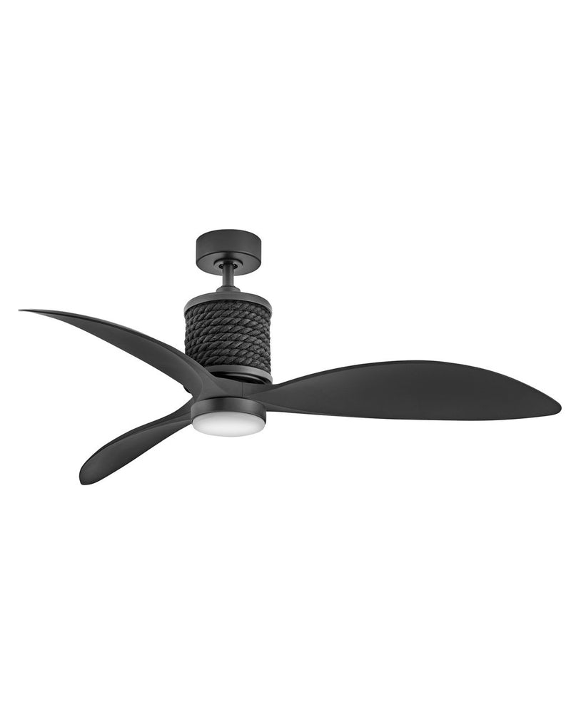 Marin 60" Outdoor Smart Ceiling Fan in Matte Black