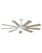 Turbine 60" Ceiling Fan in Chalk White - Lamps Expo