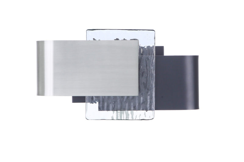 Harmony 1 Light 11.5" LED Wall Sconce in Flat Black / Polished Nickel