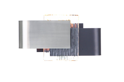 Harmony 1 Light 11.5" LED Wall Sconce in Flat Black / Polished Nickel