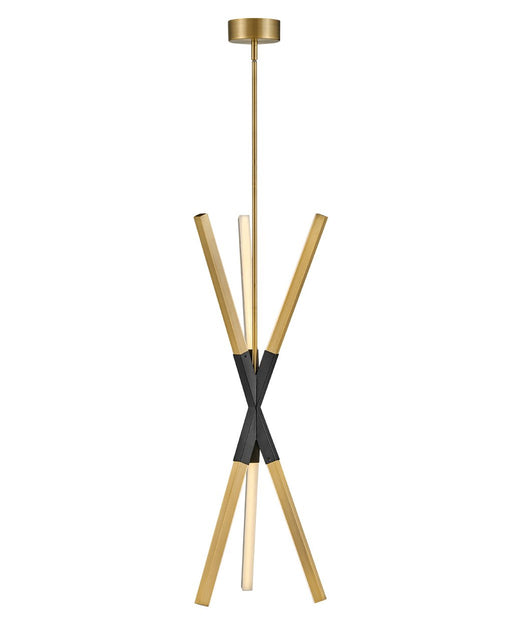 Rae Pendant in Lacquered Brass