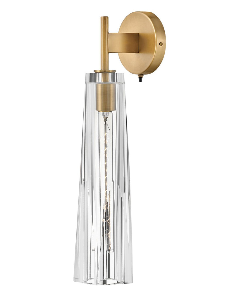 Cosette Wall Sconce in Heritage Brass