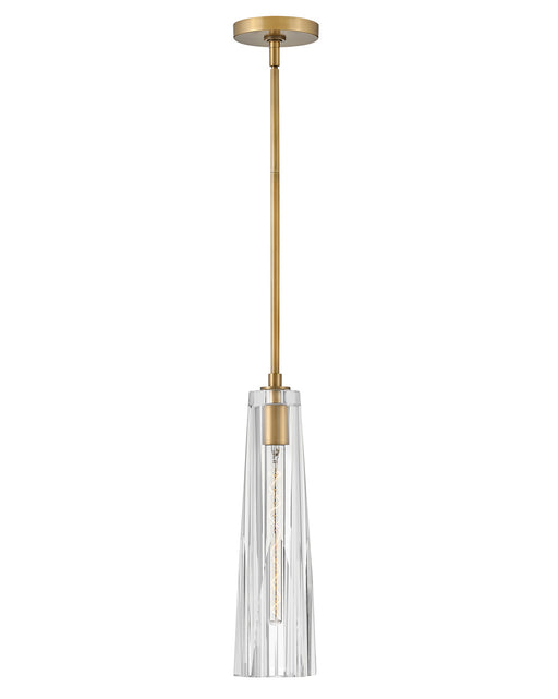 Cosette LED Pendant in Heritage Brass