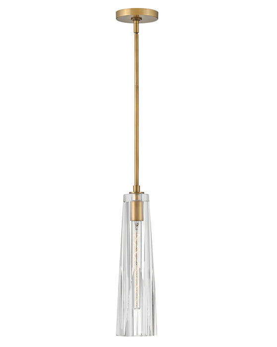 Cosette LED Pendant in Heritage Brass