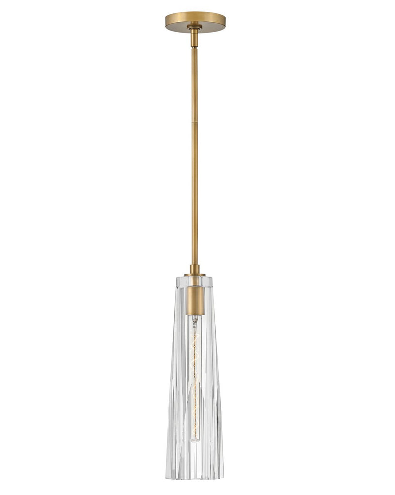 Cosette Mini Pendant in Heritage Brass