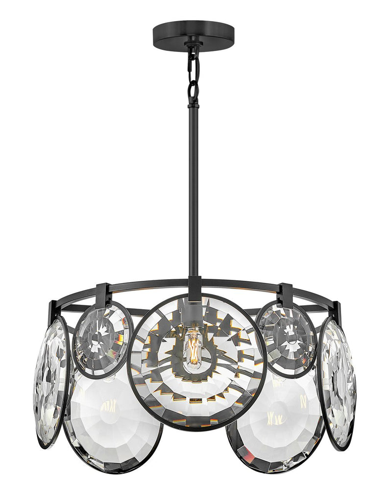 Nala 5-Light Pendant in Black