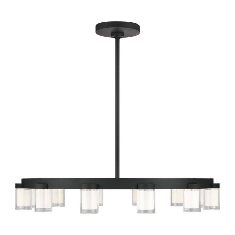 Esfera Medium 12-Light Pendant in Nightshade Black