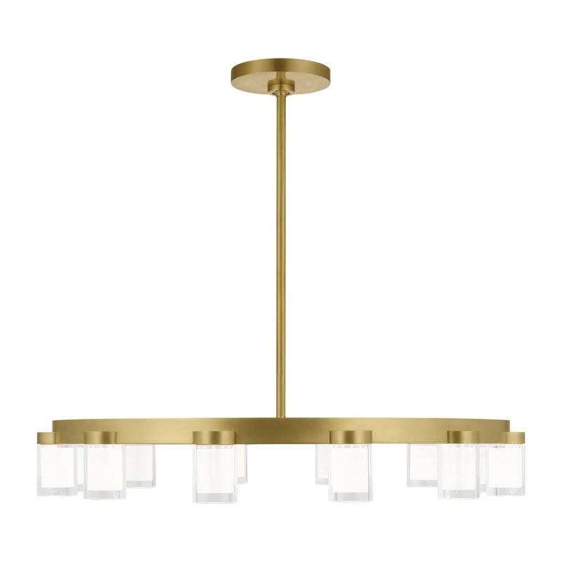 Esfera Medium 12-Light Pendant in Natural Brass