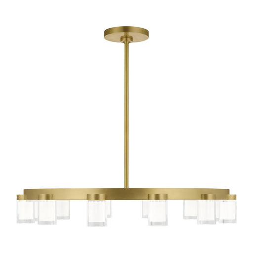 Esfera Medium 12-Light Pendant in Natural Brass