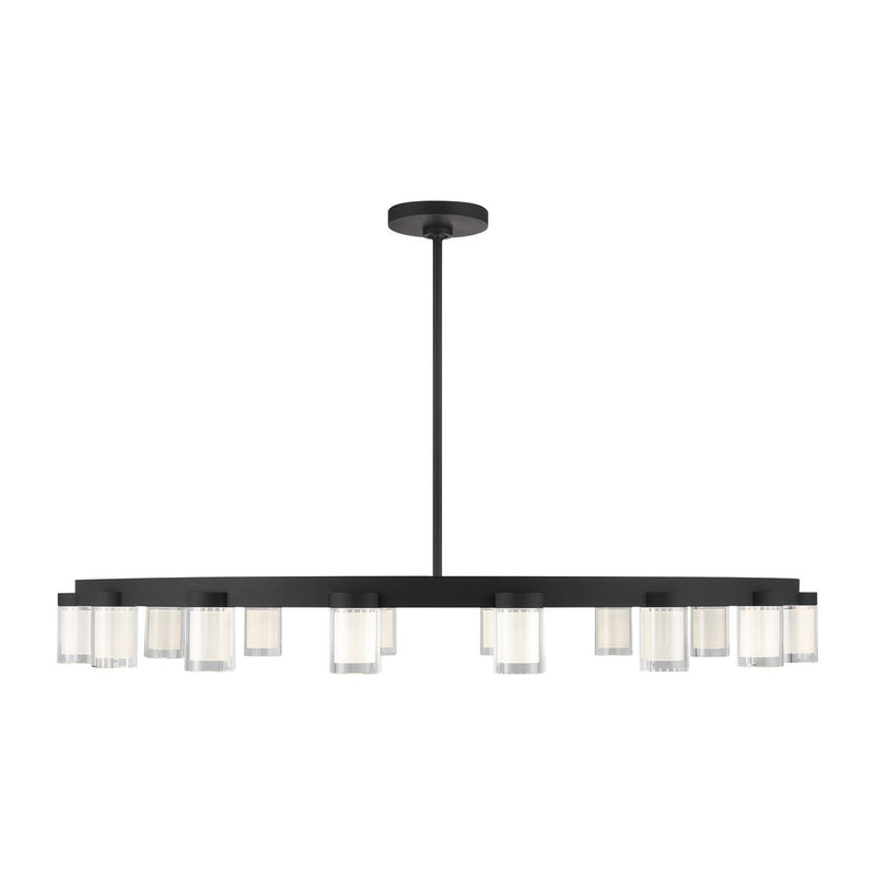 Esfera Large 16-Light Pendant in Nightshade Black