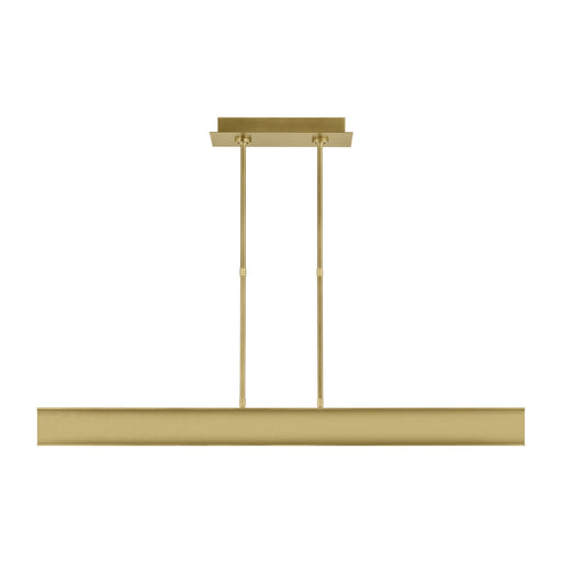 I-Beam 47 Linear Pendant in Plated Brass