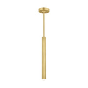 Ebell Small Pendant in Natural Brass Integrated
