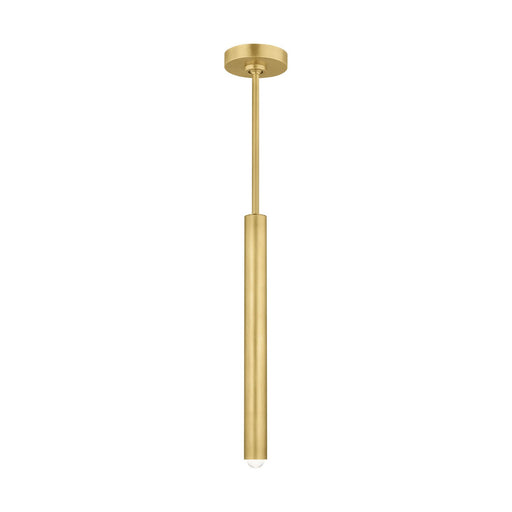 Ebell Small Pendant in Natural Brass Integrated