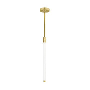 Phobos Small Pendant in Natural Brass