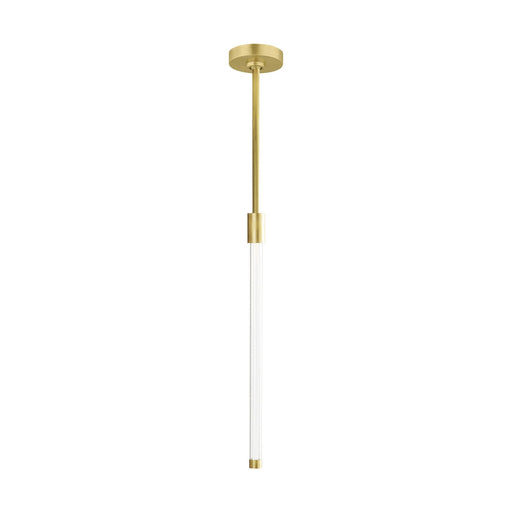 Phobos Small Pendant in Natural Brass