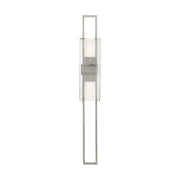Duelle Large Wall Sconce in Polished Nickel Integrated