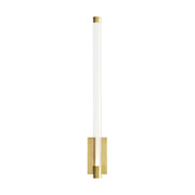 Phobos 1-Light Large Wall Sconce in Natural Brass