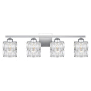 Gibson 4-Light Bath Vanity Light in Polished Chrome
