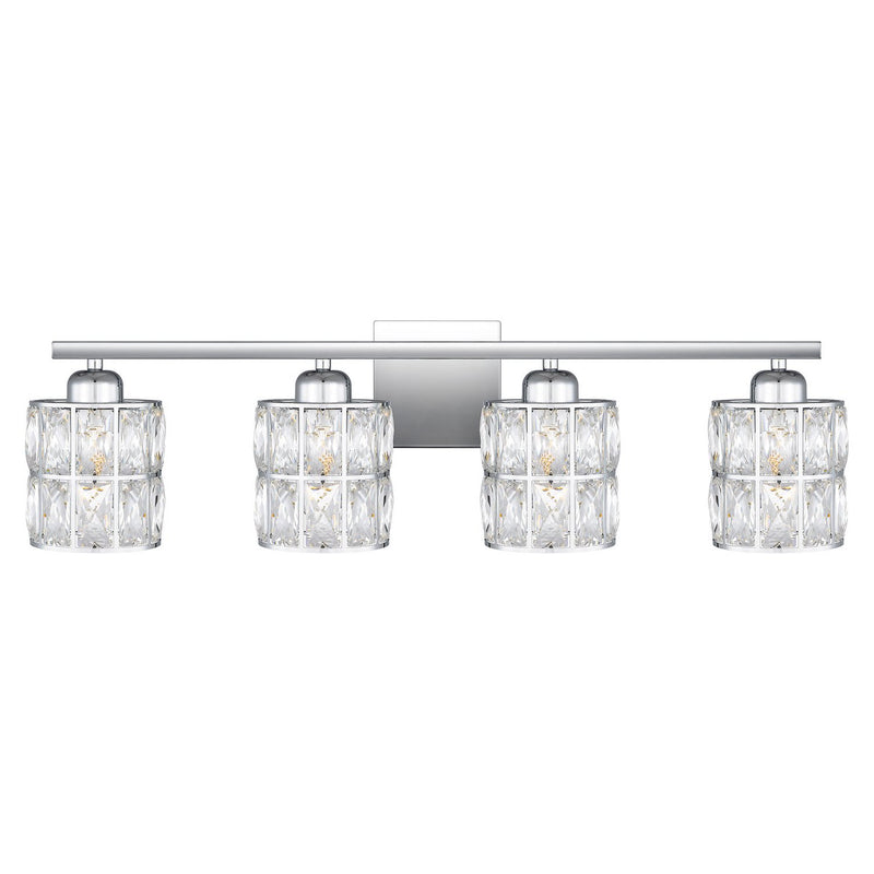 Gibson 4-Light Bath Vanity Light in Polished Chrome