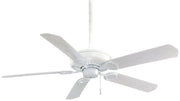 Sundowner 54" Outdoor Ceiling Fan in White