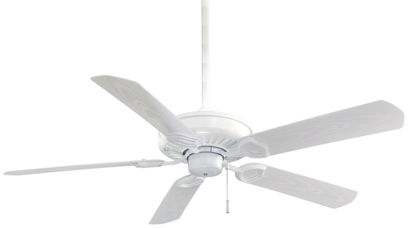 Sundowner 54" Outdoor Ceiling Fan in White