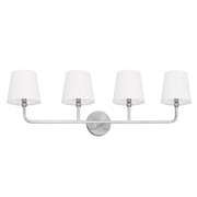 Dawson 4-Light Bath Vanity Light in Brushed Nickel