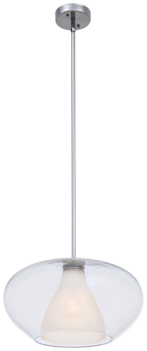Soft 1-Light Pendant in Chrome - Lamps Expo