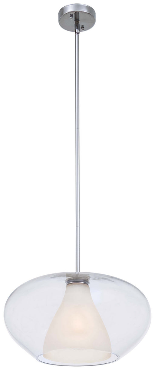 Soft 1-Light Pendant in Chrome - Lamps Expo