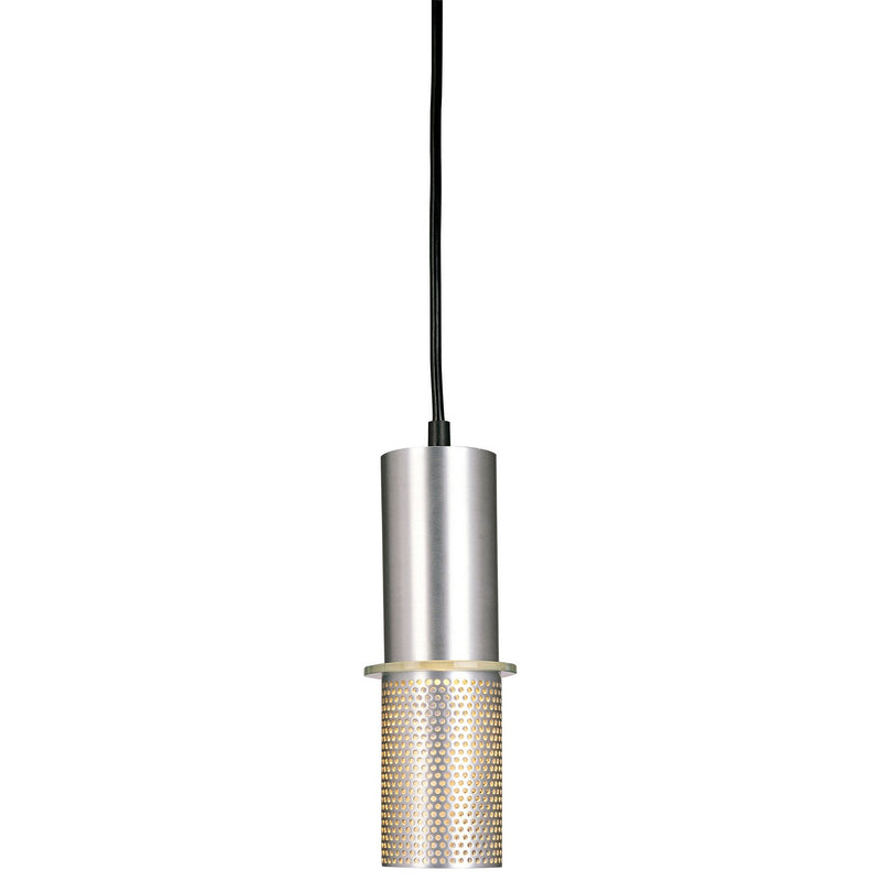 Larry Mini Pendant in Satin Aluminum