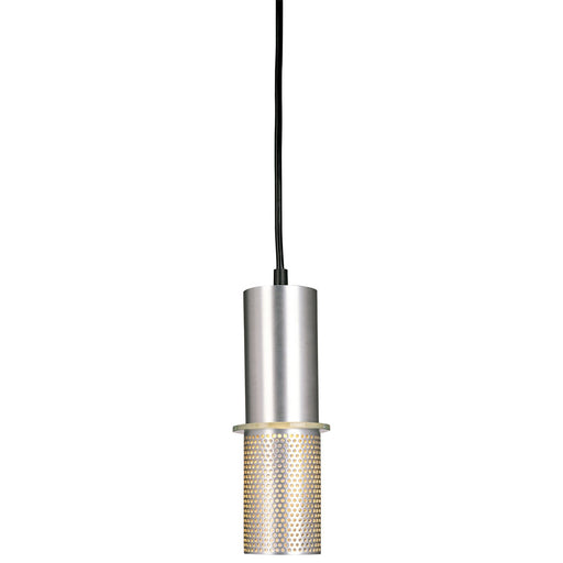 Larry Mini Pendant in Satin Aluminum