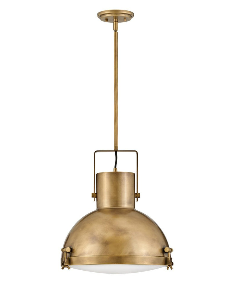 Nautique Large Pendant in Heritage Brass